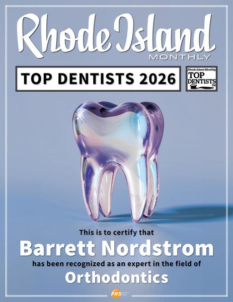 Barrett Nordstrom Voted Best Orthodontist in Rhode Island